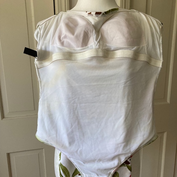 Floral Print w Embellishments Bathing Suit - Picture 12 of 16